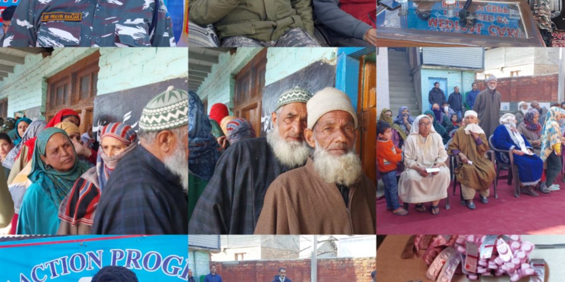 179 BN CRPF conducts Medical Camp in Sopore, offering free medicines and tests