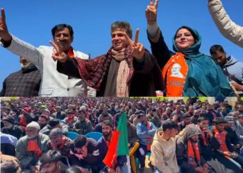 Ravinder Raina addresses massive public gathering at Nepora (Anantnag) in South Kashmir