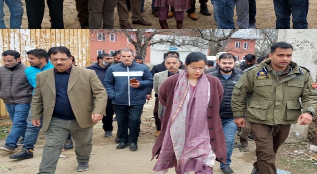 DC Kupwara visits various polling stations to take stock of arrangements