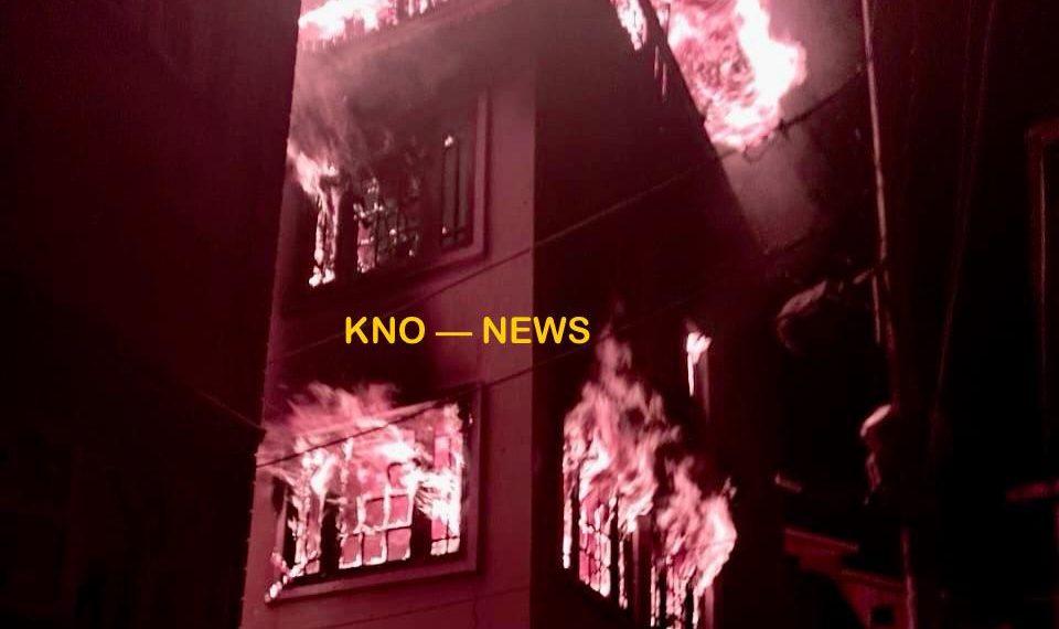 4 houses damaged in massive fire in Srinagar