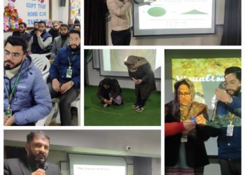 GVEI Srinagar celebrates Pi day