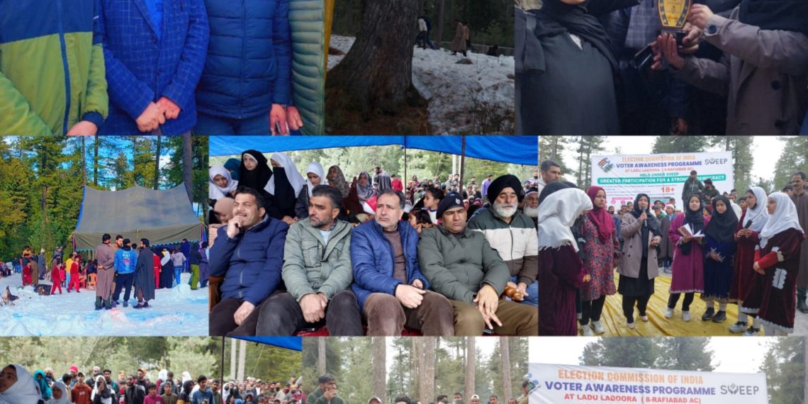 District Administration B’la organises Voters Awareness program under SVEEP at Ladu-Ladoora