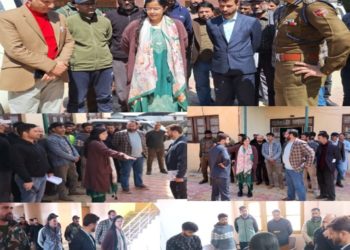 LS elections 2024:  DC Kupwara visits Handwara, conducts comprehensive inspection of Strong room,  Polling Stations, Election control Room, Development works