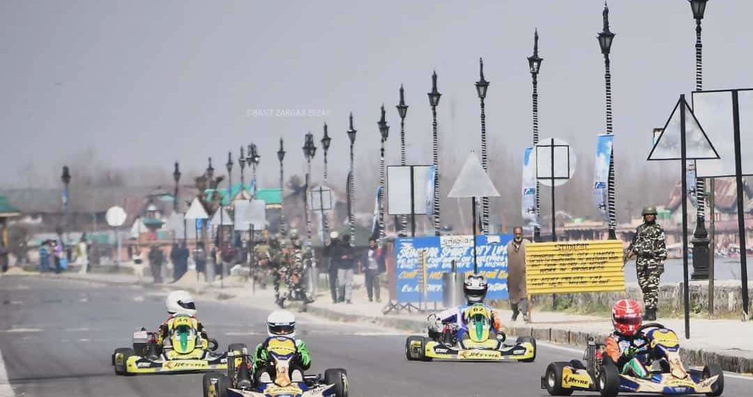 Srinagar Revs Up: Kashmir’s Formula-4 Car Race Debuts on Boulevard Road, Blending Tradition with Modernity Amidst Himalayan Majesty