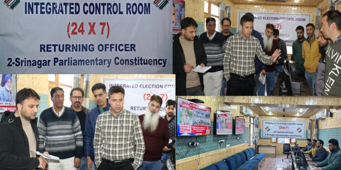Integrated Election Control Room and MCMC Centre established in Srinagar