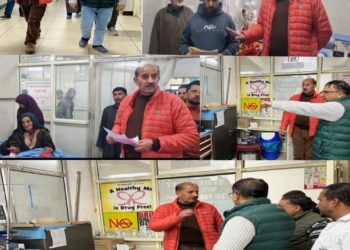 ADC Kupwara inspects different healthcare facilities