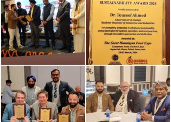 Dr. Touseef Ahmed Honored with Prestigious Sustainability Award 2024 at International Conference
