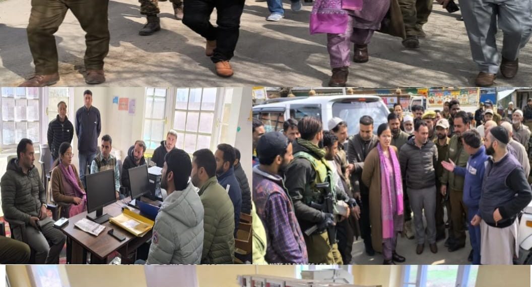 Lok Sabha Elections- 2024:  DEO Kupwara inspects Polling stations, Strong room at Lolab