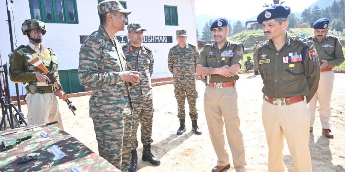 DGP J&K visits Corps Battle School (CBS) Bhalra, Doda; interacts with probationary DSPs and SIs undergoing training