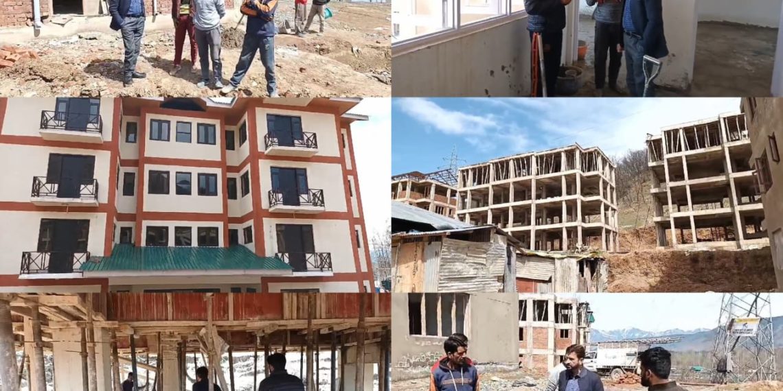 ADC Handwara inspects Transit Migrant Accommodations at Kulangam, Nutnussa