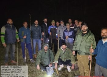 Swift Action by Forest Department and Locals Contain Severe Forest Fire in Pulwama’s Yaarwan Forest Range