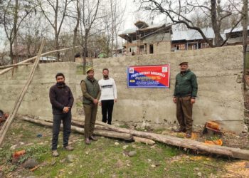Police attaches illegal acquired property of notorious drug peddler in Baramulla