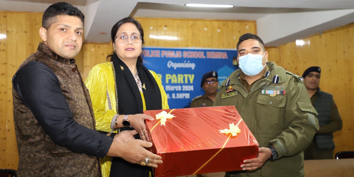 Police Public School, Bemina, Srinagar organised Iftar for kids and families of martyrs at School