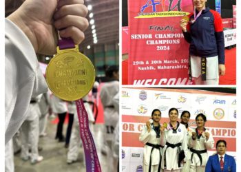 Afreen Secures Gold in Taekwondo Champion of Champion Series Final, Nasik: Triumph Marks Path to Asian Championship 2024 Trials