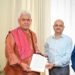President Sh Sanjeev Pargal today called on Lieutenant Governor Shri Manoj Sinha at Raj Bhawan.