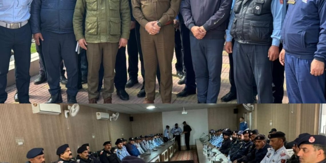 SSP Traffic Rural Jammu chairs crime review meeting, darbar at Rajouri