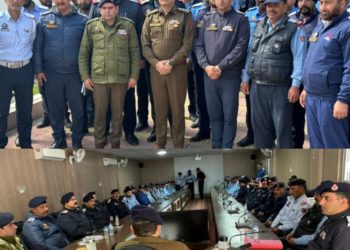 SSP Traffic Rural Jammu chairs crime review meeting, darbar at Rajouri
