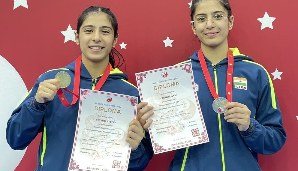 Khelenge Betiyaan Khilenge Betiyaan  Wushu Sisters Ayeera, Ansa clinch Gold Medal at Russian Moscow Stars Wushu International Championship