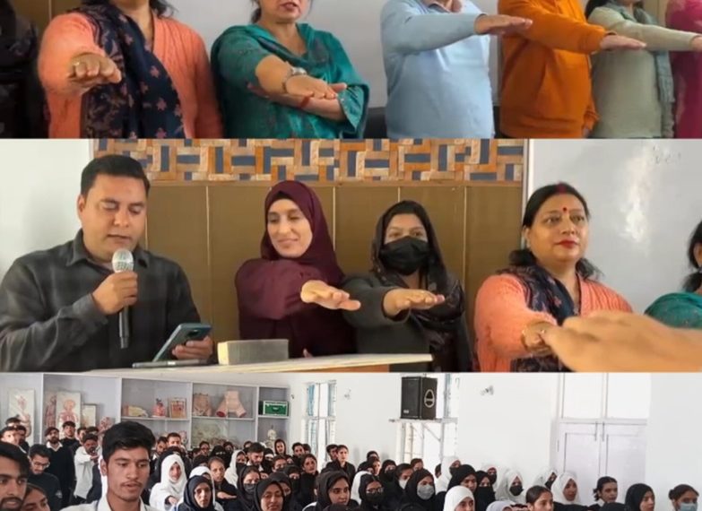 Voters Awareness program under SVEEP held at ANMT Doda