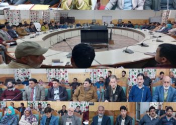 DEO Kupwara holds meeting with AROs, District Officers, Principals