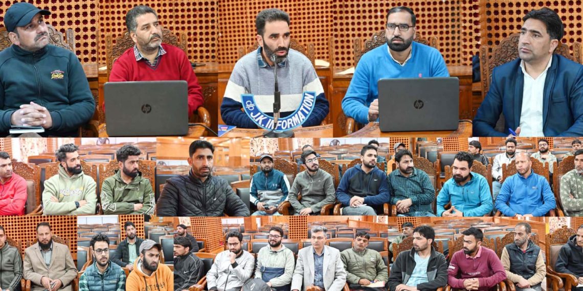 Training programme for MCMC Staff, Media and Reps of Political Parties held at Shopian