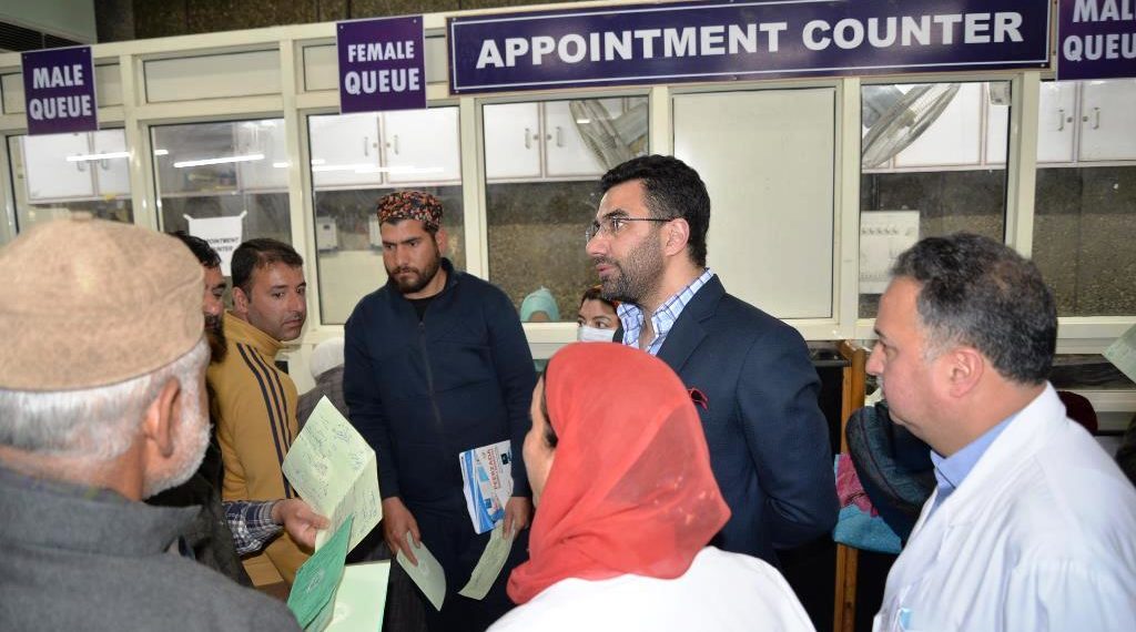Secretary Health & Director SKIMS reviews Maternity Hospital SKIMS functioning