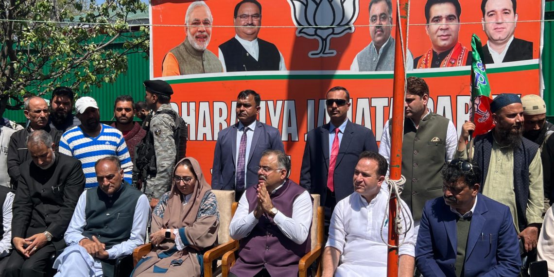 BJP’s Kashmir unit celebrated its 44th Foundation Day with fervor and enthusiasm across the valley