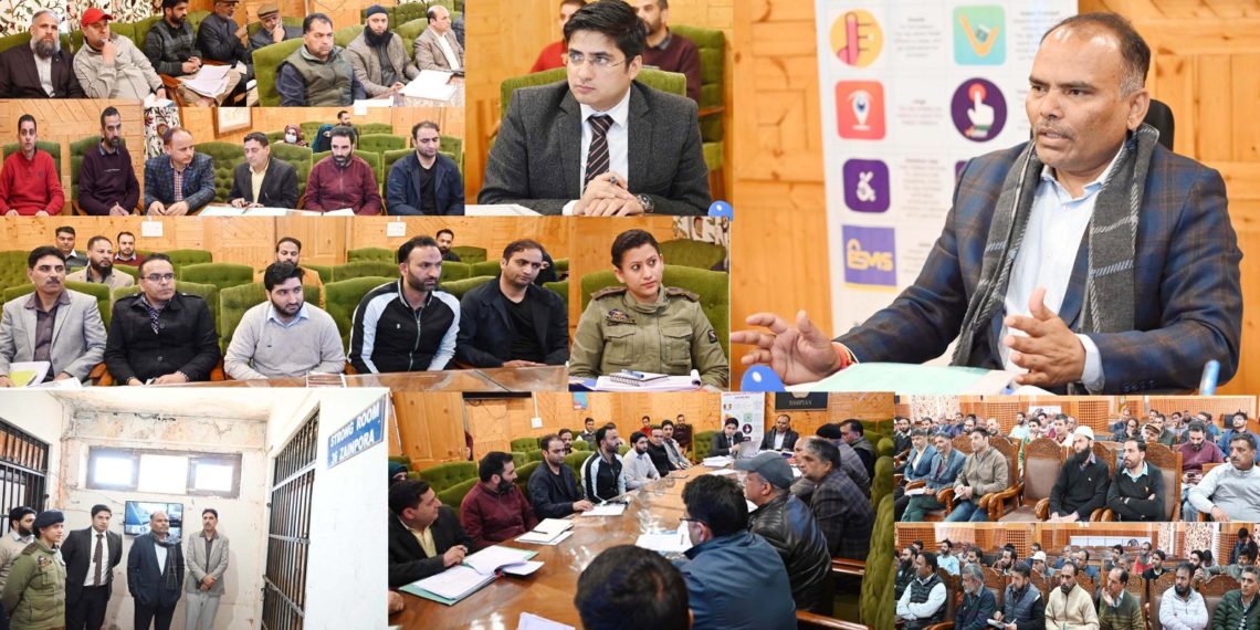 Lok Sabha Elections-2024  CEO visits Shopian, assesses election preparedness for LS Polls