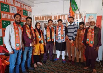 BJP Unit Ganderbal Celebrates Foundation Day with Unity and Purpose