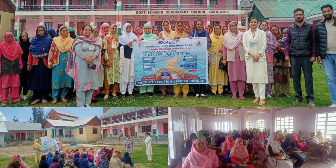 Lok Sabha Elections-2024 Proactive awareness campaign under SVEEP held across Ramban district