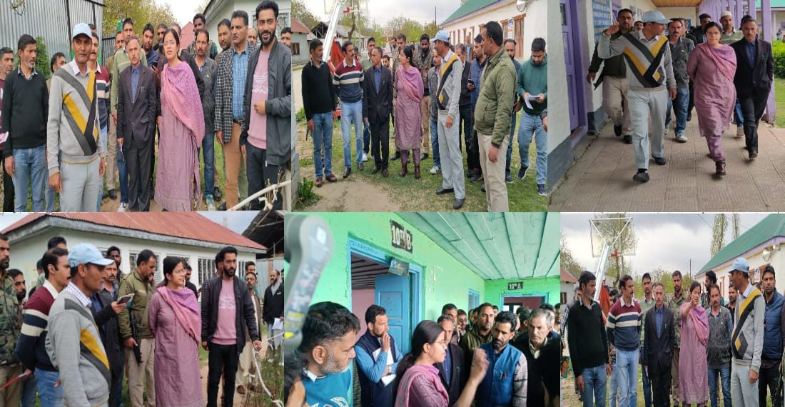 Lok Sabha Election-2024: DEO Kupwara conducts inspection of Polling stations at Trehgam, Kralpora, Chowkibal