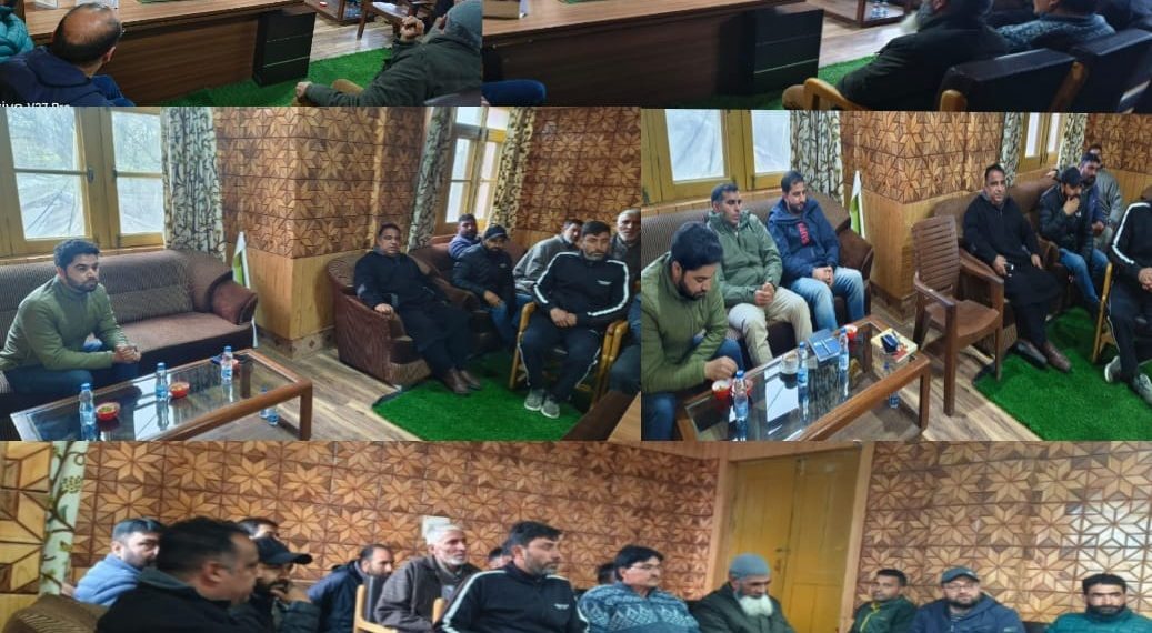 RTO Kashmir chairs a meeting of transporters at Handwara