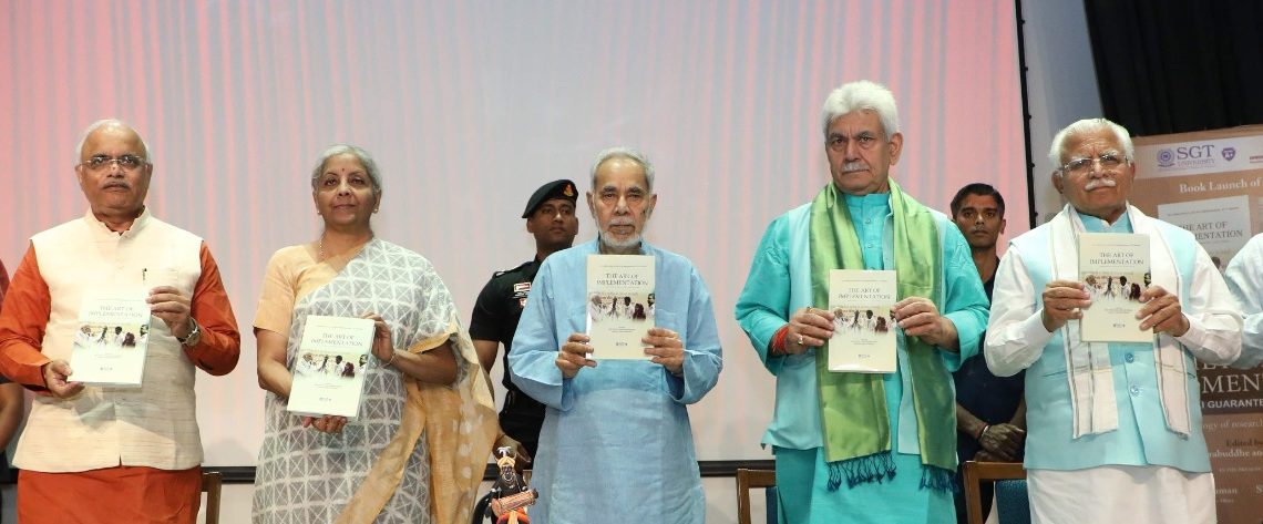 Lt Governor attends Book release function of ‘The Art of Implementation’ in New Delhi