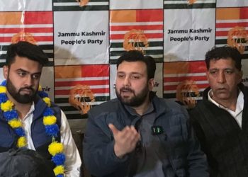 JK People’s Party Chief Sheeban Ashai announces his candidature for Srinagar Lok Sabha