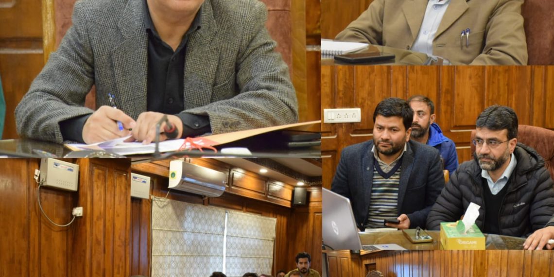 DC Bandipora reviews performance of Panchayat Development Index