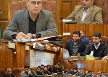 DC Bandipora reviews performance of Panchayat Development Index