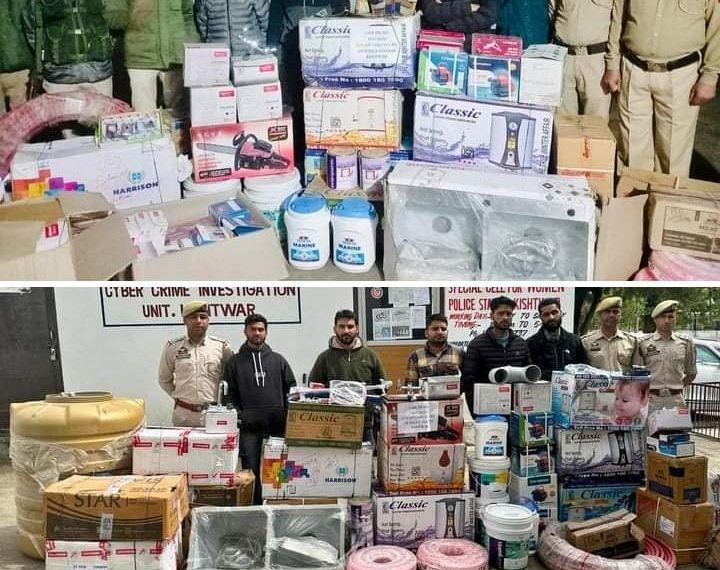 DISTRICT POLICE KISHTWAR WORKED OUT BURGLARY CASE, RECOVERED STOLEN PROPERTY AMOUNTING TO Rs. 6 LAKH