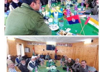 SSP Ganderbal hold meeting with retired police personnel at DPL Ganderbal