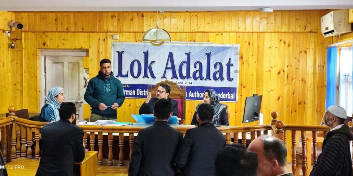 Lok Adalat for settlement of MACT & Bank Recovery Cases held at Sgr, Gbl & B’pora