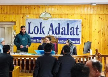Lok Adalat for settlement of MACT & Bank Recovery Cases held at Sgr, Gbl & B’pora