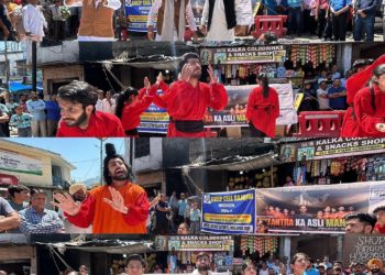 Lok Sabha Elections 2024   District SVEEP Cell Rajouri hosts Natrang’s travelling show series “Lokatantra Ka Asli Mantra” at Sunderbani
