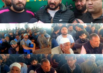DDC Safapora announces his support to PDP’s Waheed Ur Rehman Parra for upcoming LS elections in Srinagar Constituency