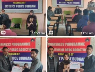 Police hosts drug prevention awareness programme in Budgam