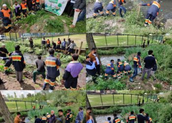 SMC conducts Cleanliness Drive in Ward Nos 11 & 17 of Srinagar’s Zone North