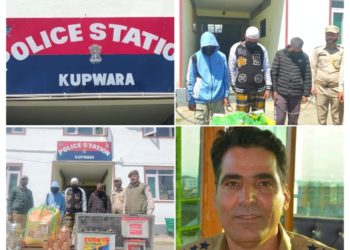 SHO Ishaq Ahmad Leads Arrest of Three Thieves, Recovers Stolen Property in Kupwara; Public Applauds Efforts