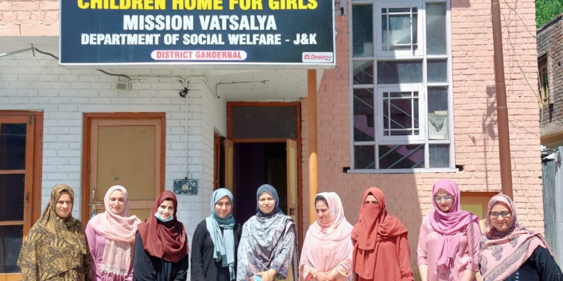 Secy DLSA visits OSC & Children’s Home, Child Care Institutions at Ganderbal