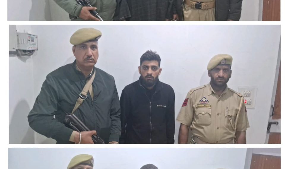 Police booked 3 notorious drug smugglers under PIT NDPS Act in Baramulla