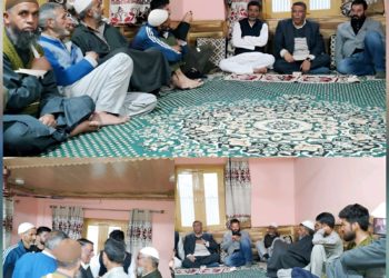 Mohammad Khurshid Alam welcomes renowned political activists G.M Wangnoo & his supporters into PC