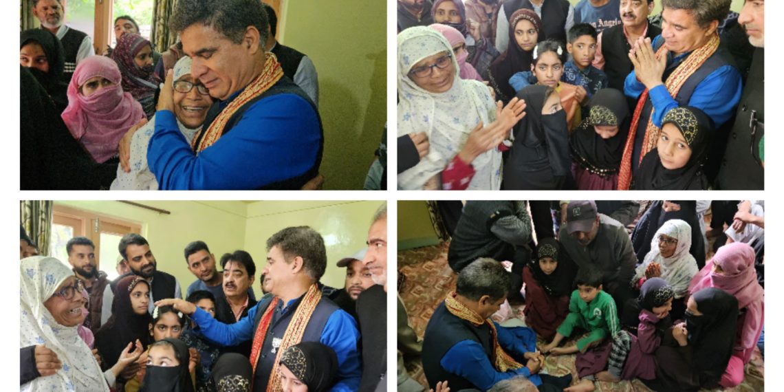 BJP UT President Ravinder Raina Reaches Out to Boat Tragedy Families in Srinagar”