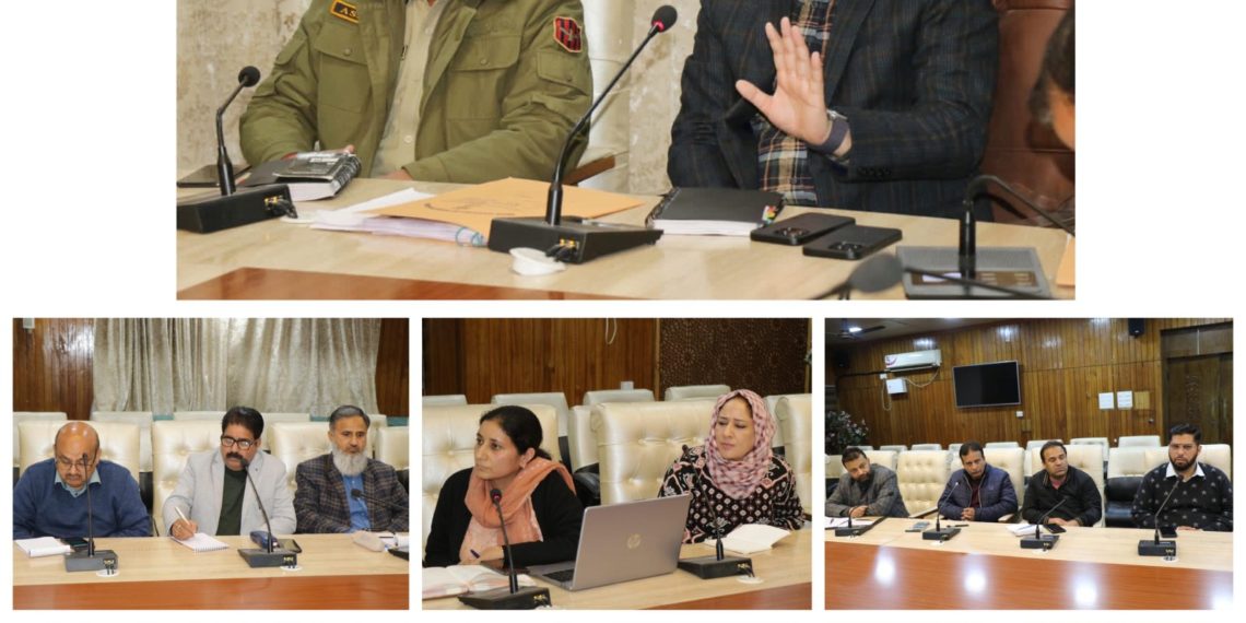 DC Srinagar assesses flood control preparations, mitigation measures